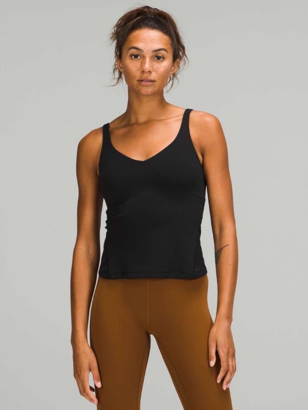 Lululemon Sz 6 Align Waist-Length Tank Top *Light Support, A/B Cups in Black